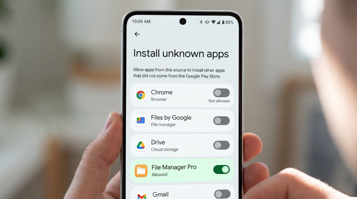 enable unknown sources