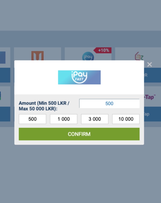 ipay fast deposit 1xBet