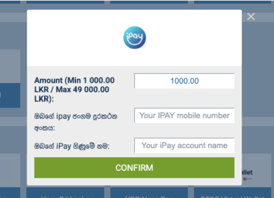 ipay withdrawal 1xBet
